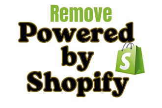 remove powered by shopify and set footer in just 24 hours