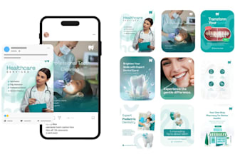 design dental clinic social media posts