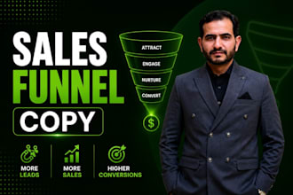 write high converting sales funnel copy for your business