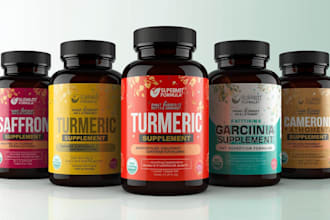 design product packaging design, product label design, supplement label design