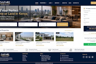 develop a modern business website