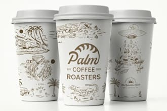 unique paper coffee cup, paper cup, ice cream cups design