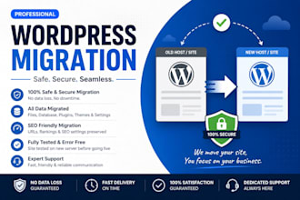 transfer migerate your site to wordpress for business