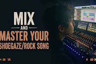 mix and master your metal, rock, or shoegaze song