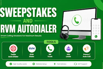 do permium sweepstak leads twilio auto dialer rvm dialer usa siptrunk promo call
