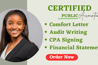 do CPA financials audit, ngo audit, compiled or review financials in 24 hours