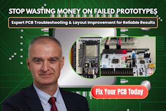 fix, review pcb design errors and improve pcb layout performance