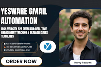 set up yesware email tracking yesware b2b sales email template gmail outreach