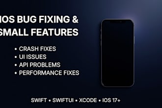 fix ios app bugs and issues in swift or swiftui
