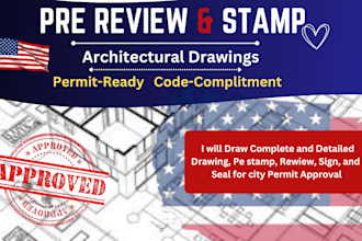 create architectural permit drawings and build permit plans