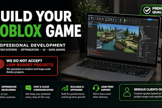 develop a professional roblox game