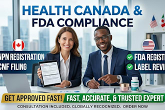 manage health canada npn cnf filing and fda regulatory compliance