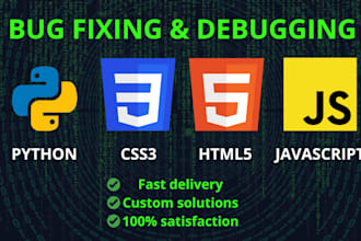 debug, fix, and repair your python, javascript, or web code