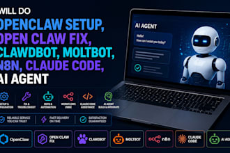 openclaw setup open claw fix clawdbot moltbot n8n claude code ai agent