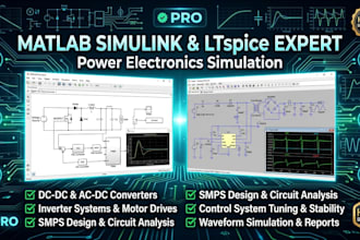 simulate power electronic circuits using matlab simulink and ltspice