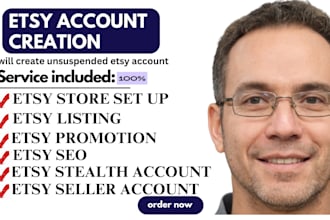 create unsuspended etsy seller account, etsy account creation, etsy store setup