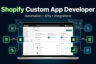 develop a custom shopify app to automate and extend your store