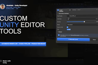 create a custom unity editor tool for your project