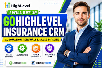 setup ghl agencybloc agencyzoom insurance CRM automation renewals sales pipeline