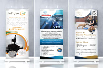 design premium roll up, retractable banner, standee