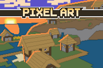 create pixel art illustrations