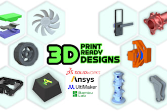 design 3d printable parts and assemblies using solidworks