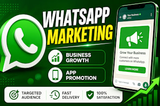 do whatsapp marketing, bulk messaging and business promotion