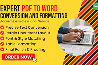 do professional pdf to word and excel conversion
