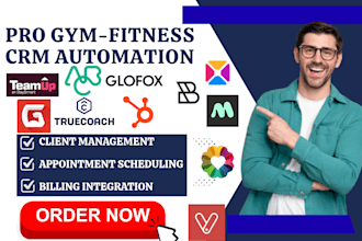 setup mindbody vagaro teamup truecoach gymdesk hubspot boulevard gohighlevel CRM