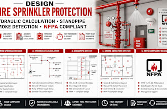 design fire sprinkler protection hydraulic calc standpipe smoke detection nfpa