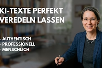 aus deinem ki entwurf einen professionellen, natürlichen text