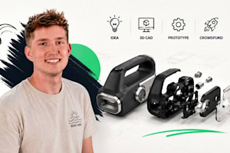 3d cad crowdfunding products, kickstarter product 3d modeling, prototype ready