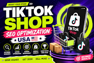 optimize your tiktok shop USA SEO and product listings