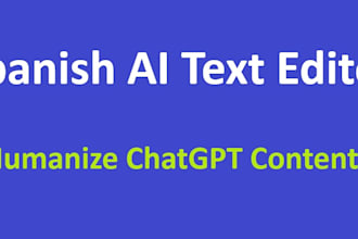 humanize, proofread, and edit your ai generated spanish texts