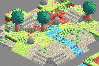 create pixel art tileset rpg game map pixel art background game asset