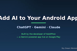 integrate chatgpt, openai or gemini ai into your native android app
