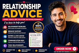 give honest relationship advice, dating coaching and breakup support