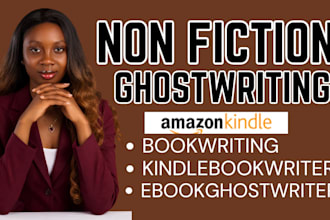 ghostwrite your nonfiction ebook with expert insights as professional bookwriter