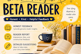 beta read and review your ebook in brazilian portuguese