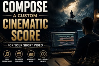 compose a custom cinematic score for your short video