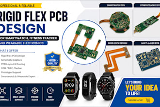 do  rigid flex pcb design for smartwatch fitness tracker and wearable electronic