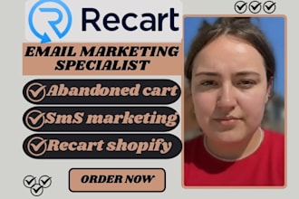 setup recart abandoned cart recovery email recart sms marketing