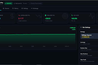 develop a custom crypto trading bot for binance