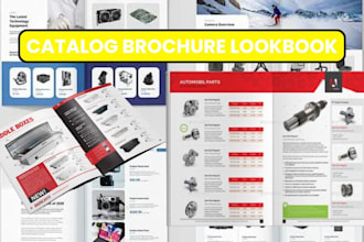 design product catalog, sell sheet, lookbook, magazine design