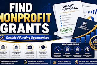 do nonprofit grant research and find funding opportunities