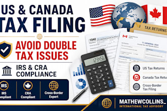 handle cross border US and canada tax return filing services