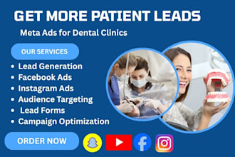 generate more dental patient leads with meta facebook and instagram ads