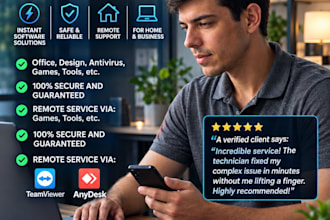 provide professional remote IT technical support and PC optimization