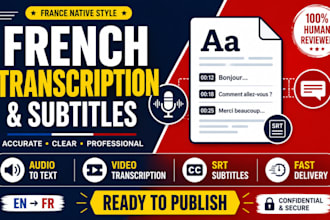 manually translate english to french and french to english professinally