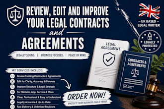review edit and improve your legal contracts and agreement